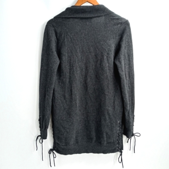 The‎ Kooples Wool & Cashmere Lace Up Sweater M - Picture 7 of 10
